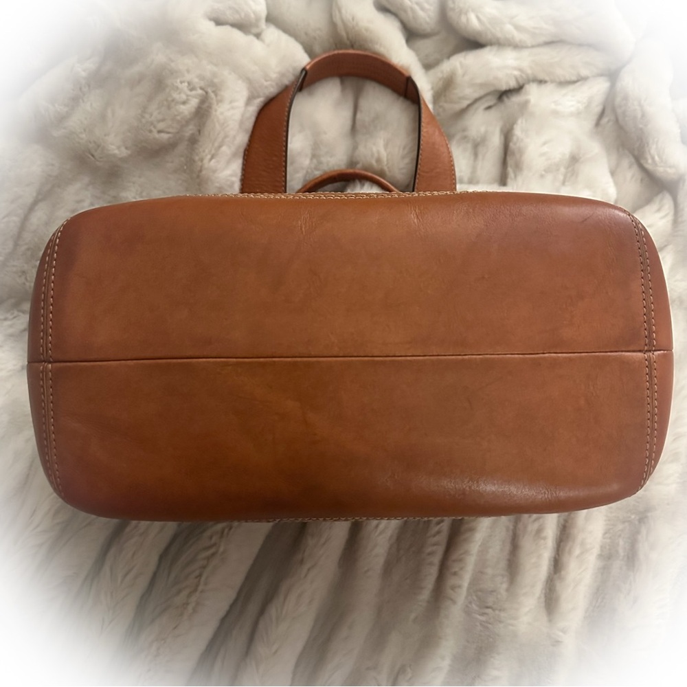 RaRE Vintage Coach Soho Bag in Pink Signature Canvas & Tan Leather | F10927 - Picture 11 of 17